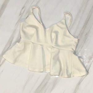 Peplum Crop Top